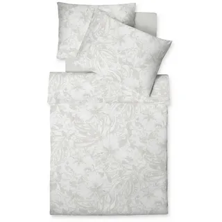 Fleuresse Bettwäsche , Weiß , Textil , Floral , 140x200 cm , Oeko-Tex® Standard 100 , pflegeleicht, hautfreundlich, saugfähig, bügelleicht , Heimtextilien, Bettwäsche & Leintücher, Bettwäsche