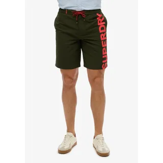 Superdry Badeshorts »CLASSIC 19 LOGO BOARDSHORT«, grün