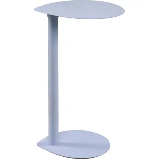 Xora Beistelltisch , Hellblau , Metall , Freiform , Säule, Bodenplatte , 32x53x34 cm , einfacher Aufbau , Wohnzimmer, Wohnzimmertische, Beistelltische, Beistelltische Metall