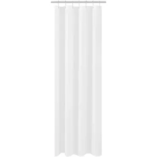 N&Y Home Stoff Kleiner Stall Duschvorhang Extra Lang 91,4 x 213,4 cm, Hotelqualität, waschbar, wasserabweisend, weiße Badezimmervorhänge mit Ösen, 91,4 x 213,4 cm