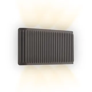 B.K.Licht Akku Wandleuchte 17,5x9x4,5 cm Dimmbar Grau