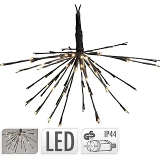 Kreuzschlitz Eisbär 72 LED Warmweiß Dekorationen Lichter Weihnachten