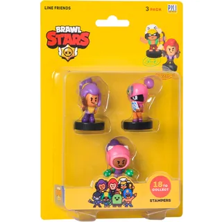 Brawl Stars 3er Pack Serie 1 mit Briefmarken