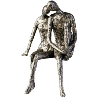 Casablanca by Gilde Skulptur Couple«, Silberfarben