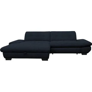 Xora Ecksofa , Dunkelgrau , Metall , Uni , Ottomane links, L-Form , 290x198 cm , Typenauswahl, Bettkasten erhältlich, Fußauswahl, Stoffauswahl, Armteilvarianten, Sitzqualitäten, seitenverkehrt erhältlich, Bettfunktion erhältlich, Hocker erhältlich , Wohnzimmer, Sofas & Couches, Wohnlandschaften, Ecksofas