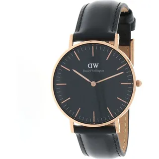 Daniel Wellington  Classic Black Sheffield Leder 40 mm DW00100127