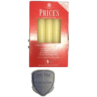 Preise Stearinkerzen H5 Packung Mit 5 Stück Produkt Made In Italy Kerzen 5 Stück