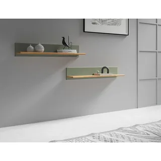OTTO home Wandregal 90 x 17 x 16 cm Grün