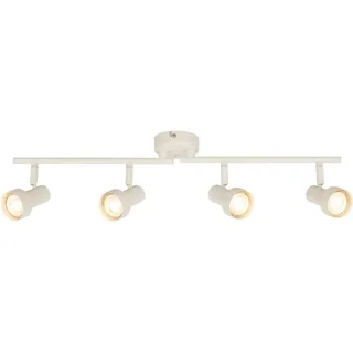 Briloner Deckenstrahler 4-flammig schwenkbar 60,5 cm weiß
