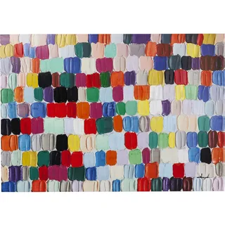Kare Bild Touched Colorful Dots, 200x140cm