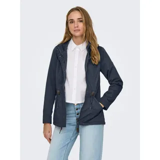 Only »ONLLORCA LIFE CANVAS PARKA CC OTW« mit Kapuze mit Kordelzug in der Taille,