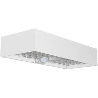 V-TAC 6W LED-Solar-Wandleuchte, 4000K Tageslichtweiß, 900 Lumen, PIR-Sensor, IP65 wasser- und staubbeständig, Lithium-Batterie 3.7V 3000mAh, 140°x70° Abstrahlwinkel