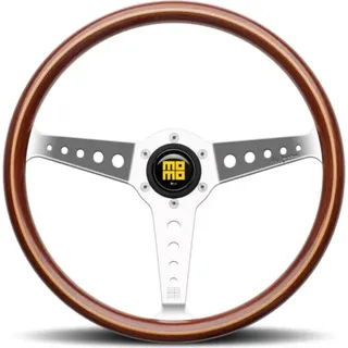 Momo Sportlenkrad VCALIFWOOD36 24X26.5mm 360mm Holz - Braun, Silber
