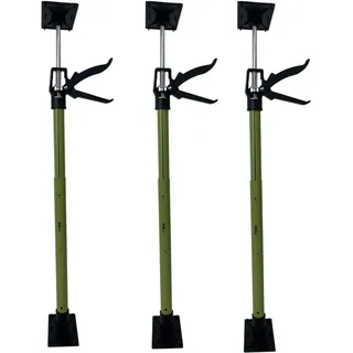 TRUTZHOLM 3x Türspanner Zargenspanner 57 - 117 cm Klicksystem Teleskopstütze Einhandstütze