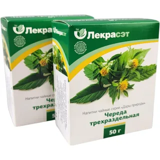 Bidentis Herba (Dreiteiliger Zweizahn/Череда Tchereda) – 2 x 50 g – Getrocknet & geschnitten