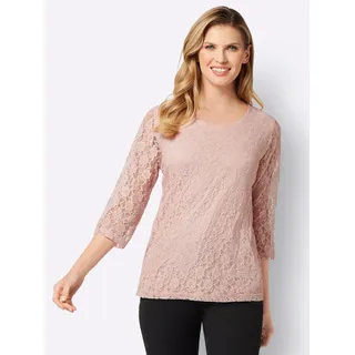 Classic Basics Spitzenshirt »Spitzenshirt« 1 Stk., beige