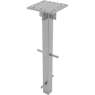 Doppler Bodenhülse Universal Aluminium 6,5 cm Silber