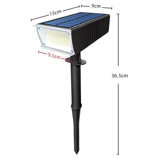 Outdoor Solar Yard Rasen Licht Garten Landschaft Boden Stecker Beleuchtung Strahler