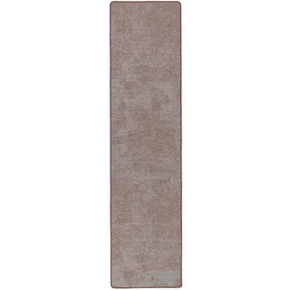 Snapstyle Streifenberber Braun, Grau, Textil, 100x100 cm Teppiche , Böden, Teppiche, Teppichläufer