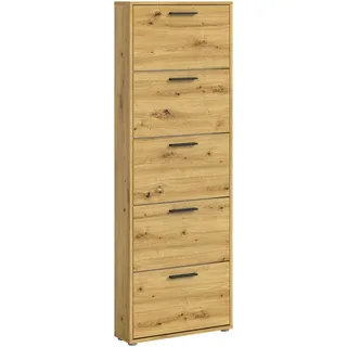 HBZ Schuhkipper 59 x 169 x 17 cm Eiche Artisan / braun