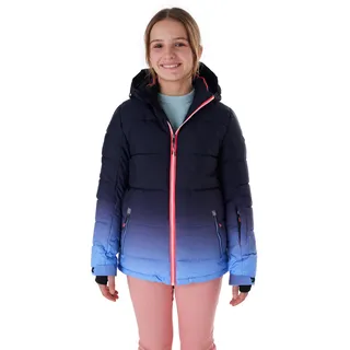 KILLTEC Mädchen Skijacke/Ski-Steppjacke mit Kapuze und Schneefang KSW 330 GRLS SKI QLTD JCKT, lavendel, 128, 42469-000