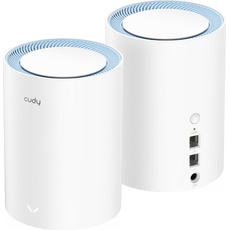 Cudy M1200 2-PACK mesh wi-fi system Dual-band ( / ) Wi-Fi 5 (802.11ac) White 1 Internal, Router, Weiss