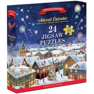 Eurographics Puzzle Adventskalender - Christmas Memories (24 x 50)