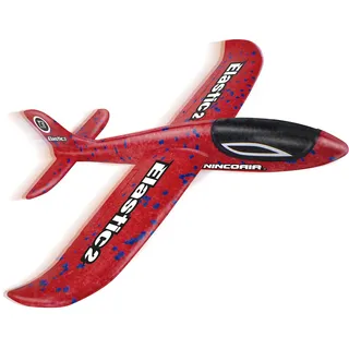 NincoAir Ninco - Elastic2 Wurfgleiter für Kinder | 2-in-1 Flugzeug (Gleiten & Looping) | Spielzeug für draußen Styropor Flugzeuge für Kinder ab 4 Jahren (NH92032)