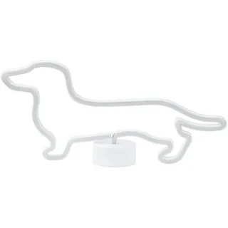 Beliani Neonlicht Francis 8/44/20 cm , Blau , Kunststoff , LED integrated , 44x20x8 cm , Lampen & Leuchten, Innenbeleuchtung, Dekoleuchten, Dekoleuchten