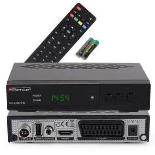 Opticum Red Opticum AX C100 HD (DVB-C), TV Receiver, Schwarz