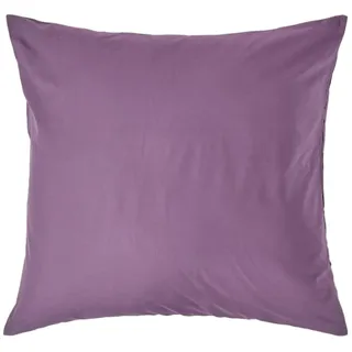Homescapes Kissenbezug Perkal 40 x 40 cm Lila