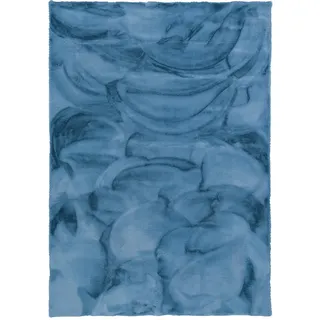 Pergamon Fellteppich 140 x 180 cm Blau