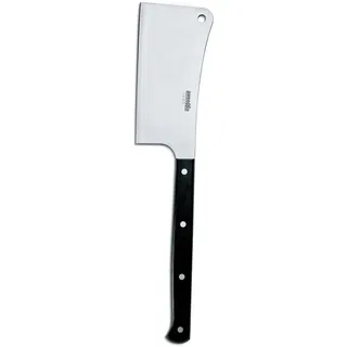 AUSONIA - 64330 HACKMESSER MIT ZWEI GRIFFEN MIT KLINGE AUS ROSTFREIEM 440ER EDELSTAHL 26CM UND LANGEM GRIFF AUS UNGIFTIGEM POLYPROPYLEN, 1800 GRAMM
