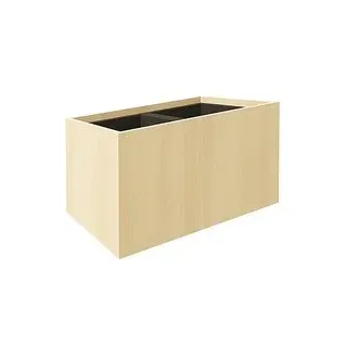 fm Pflanzkübel Plant Holz königsahorn rechteckig 73,1 x 40,0 cm, 1 St.