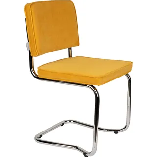 Zuiver Ridge Rib Kink Esszimmerstuhl Stahl/Polyester stapelbar