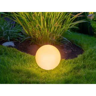 Smartwares LED Solar-Kugelleuchte OSL-50015 weiß Ø 30 cm RGBW
