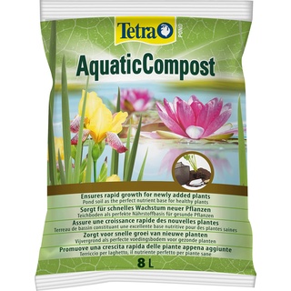 Tetra Pond Aquatic Compost Teicherde - speziell für Teichpflanzen entwickelte Teichboden-Mischung, 8 Liter Beutel