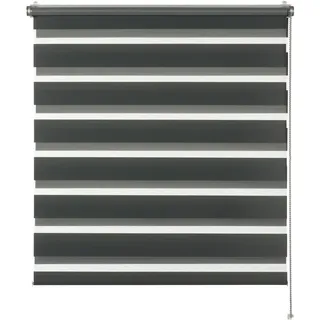 Schöner Wohnen Doppelrollo Tilda 90 x 150 cm grau