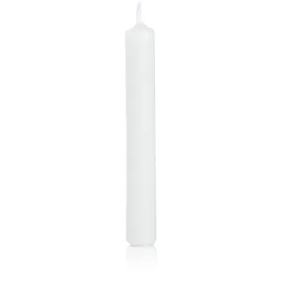 Wiedemann Weisse Baumkerzen, Christbaumkerzen durchgefärbt 96 x 13 mm, 20 Stück, Weiß, Weihnachten, deutsche Marken Kerzen Qualität