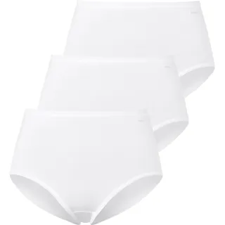 Taillenslip MEY "Emotion", Damen, Gr. 38/40, weiß, Single Jersey, Obermaterial: 60% Baumwolle, 35% Viskose, 5% Elasthan, körpernah, Unterhosen Taillenslip, angenehmes Tragegefühl durch weiche Beinabschlüsse