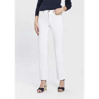 Arizona Gerade Jeans »Comfort-Fit« High Waist, weiß,