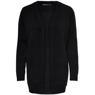 Only Strickjacke ONLLESLY in melierter Optik, Schwarz XS