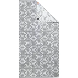 done.® Duschtuch »Daily Shapes Ethno« Jacquardgewebe, modernes Muster, weiß