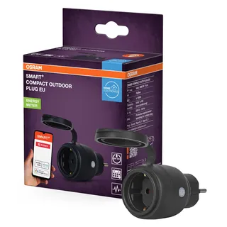 Osram Smart-Home-Steckdose IP44 Schwarz 1 St.