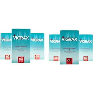 6X Vigrax-Kur Für Starke Männlichkeit Mit Muskatblütenextrakt