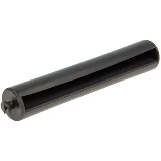 tecuro Ersatzrolle für WC-Papierhalter – Kunststoff schwarz, 119 mm Breite – langlebige, starre Ausführung