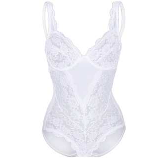 SASSA Damen Body 00904, Einfarbig, Gr. 85C, Weiß (Weiß 00100)