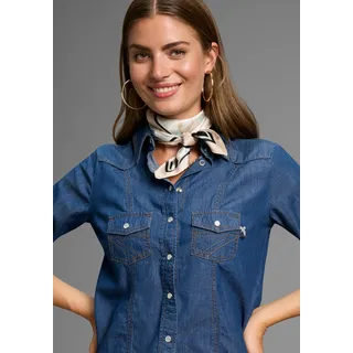 LAURA SCOTT Nickituch mit großem Milfleur Muster - NEW,