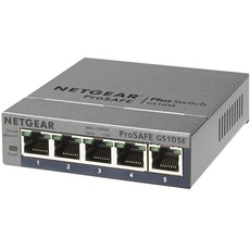 Bild von GS105E 5-Port Gigabit Ethernet (10/100/1000) Grau