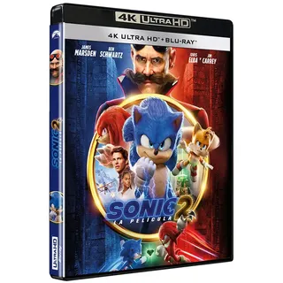 Paramount Sonic The Hedgehog 2 Blu-rays Spanisch - Multicolor
